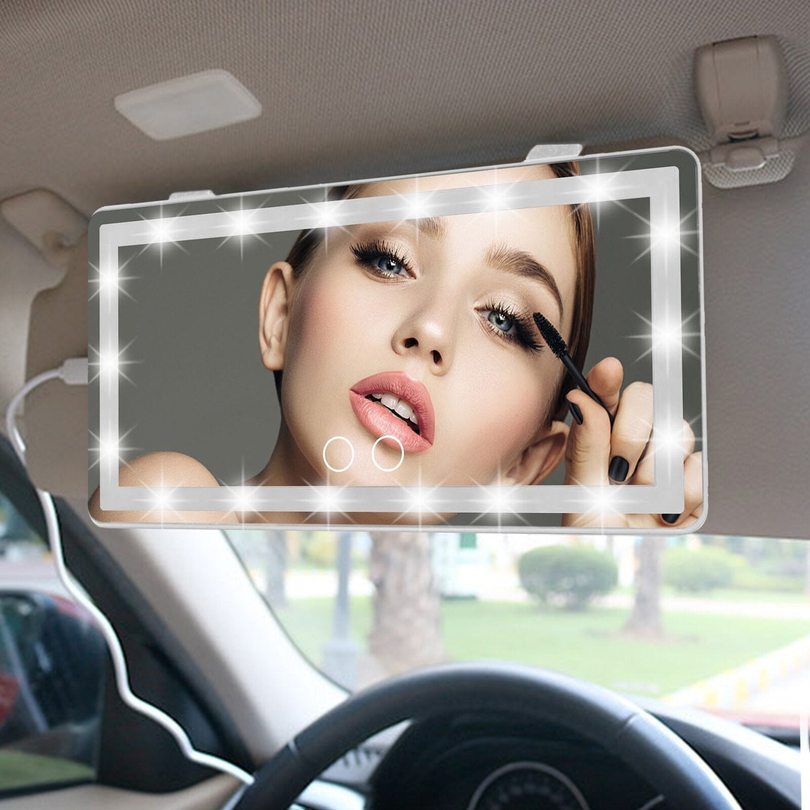 Schminkspiegel Fürs Auto : Kosmetikspiegel mit licht, Led kosmetikspiegel, Schminkspiegel mit licht, Auto schminkspiegel
